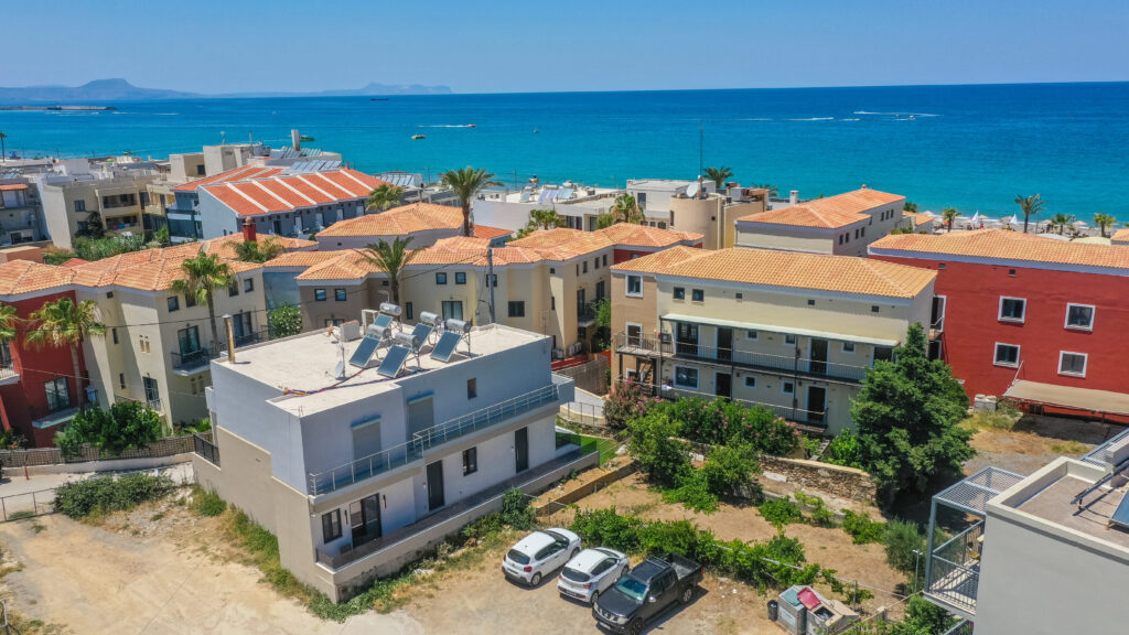 Outdoor spaces at Zala Design Living in Rethymno, Crete