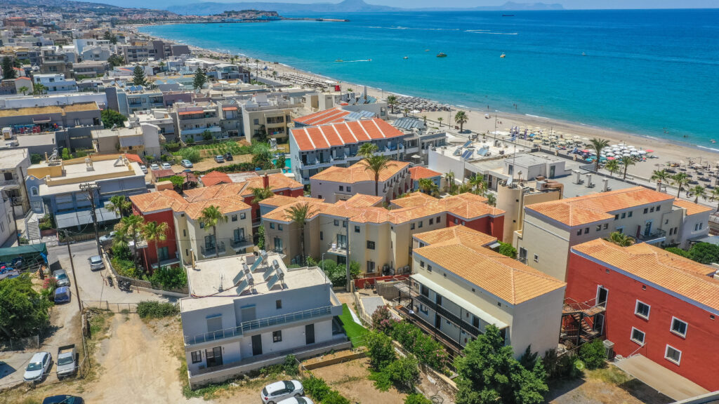 Outdoor spaces at Zala Design Living in Rethymno, Crete