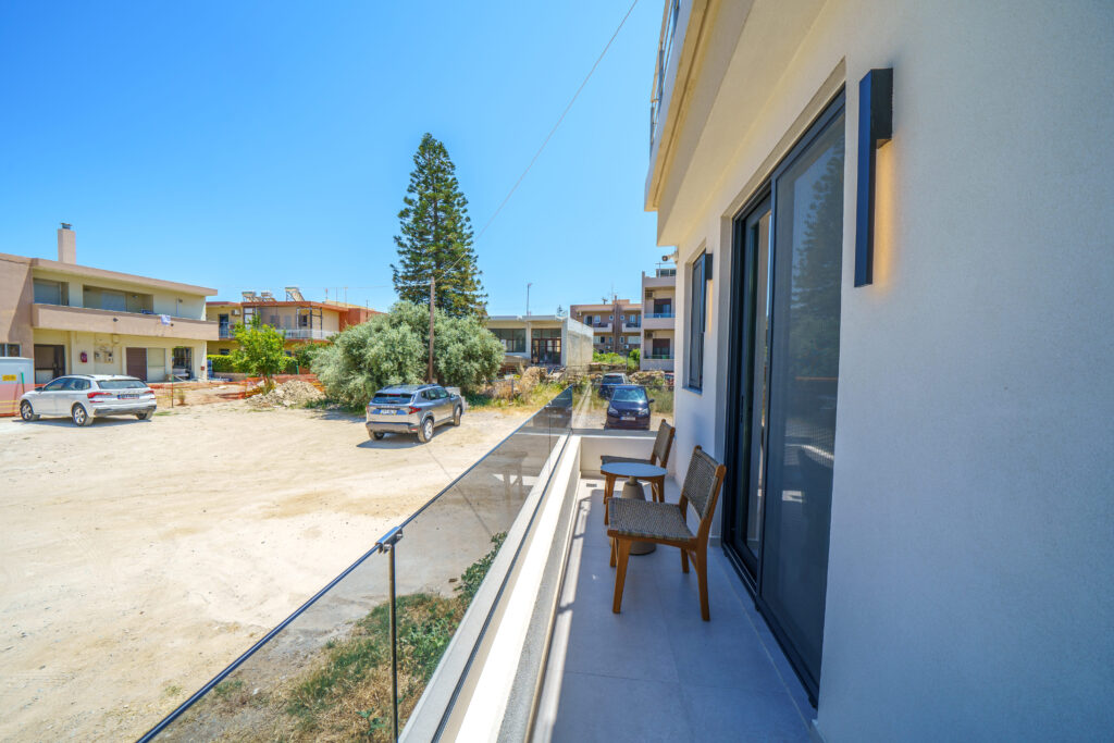 Outdoor spaces at Zala Design Living in Rethymno, Crete