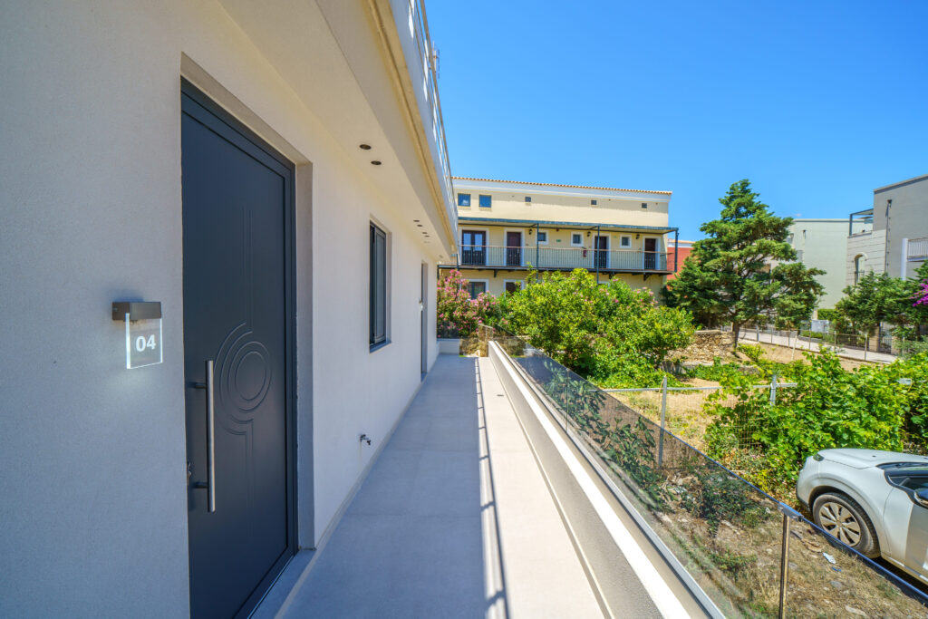 Outdoor spaces at Zala Design Living in Rethymno, Crete
