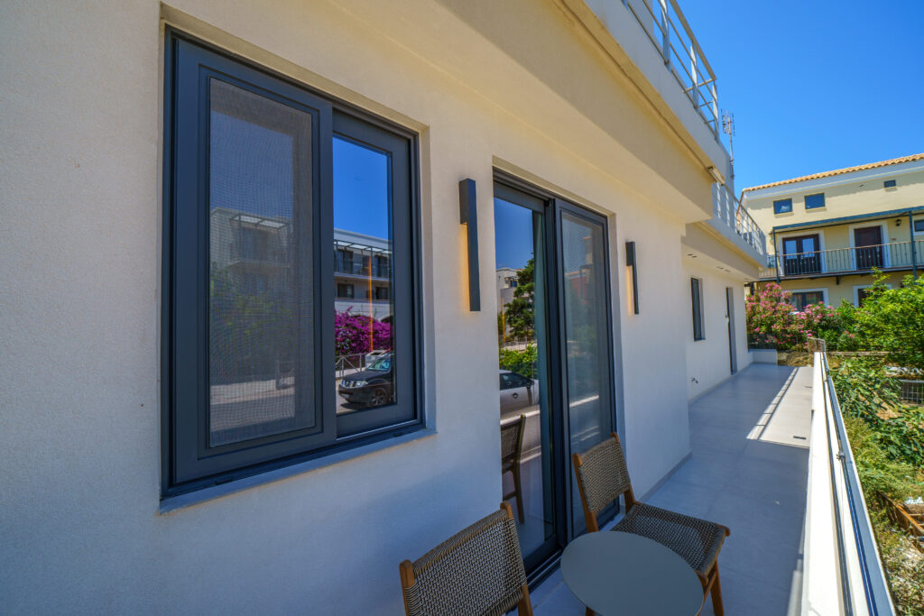 Outdoor spaces at Zala Design Living in Rethymno, Crete